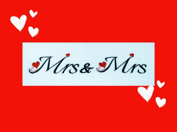 Handtuchtorte Mrs. & Mrs. – Bild 4
