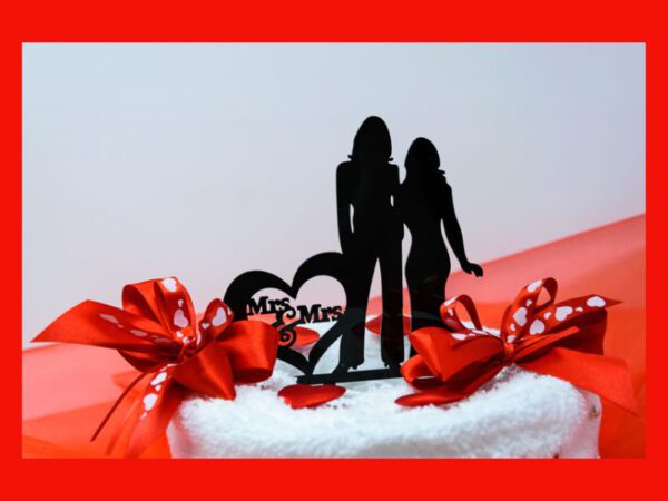 Handtuchtorte Mrs. & Mrs. – Bild 2