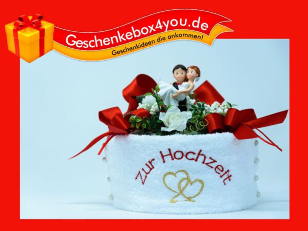 Handtuchtorte Zur Hochzeit Mr. & Mrs.