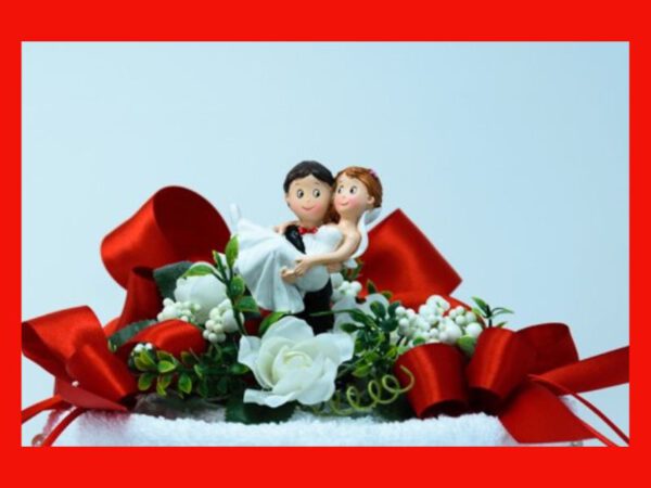 Handtuchtorte Zur Hochzeit Mr. & Mrs. – Bild 3