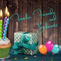 Geschenke für Familie, Freunde und Bekannte